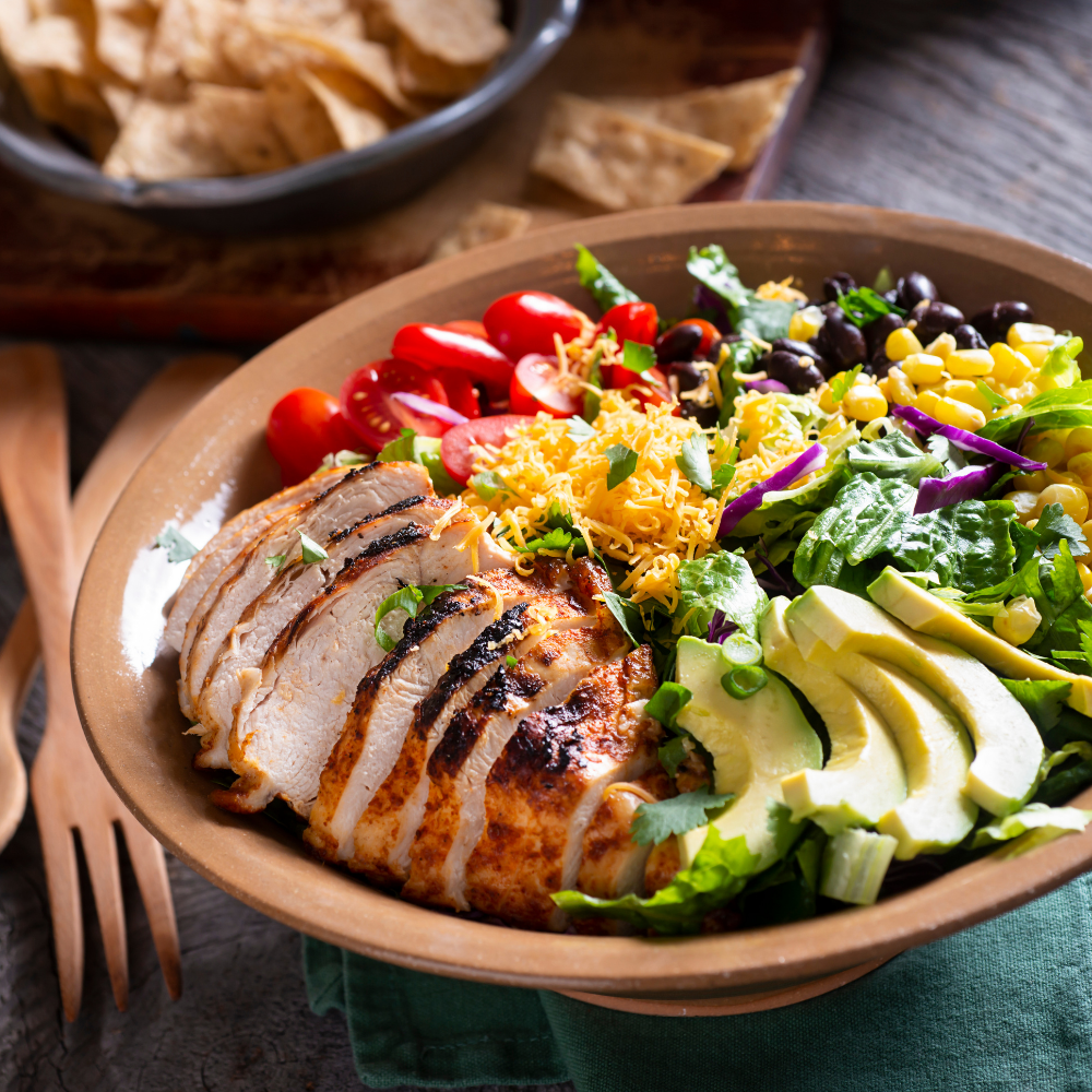 Looking for a delicious salad recipe? Try this chicken salad packed with vibrant flavors and nutritious ingredients.