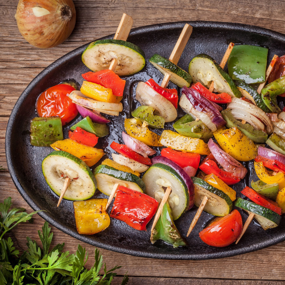 Get ready for a flavor-packed meal with Grilled Vegetable Kabobs. Try this easy and nutritious recipe today.