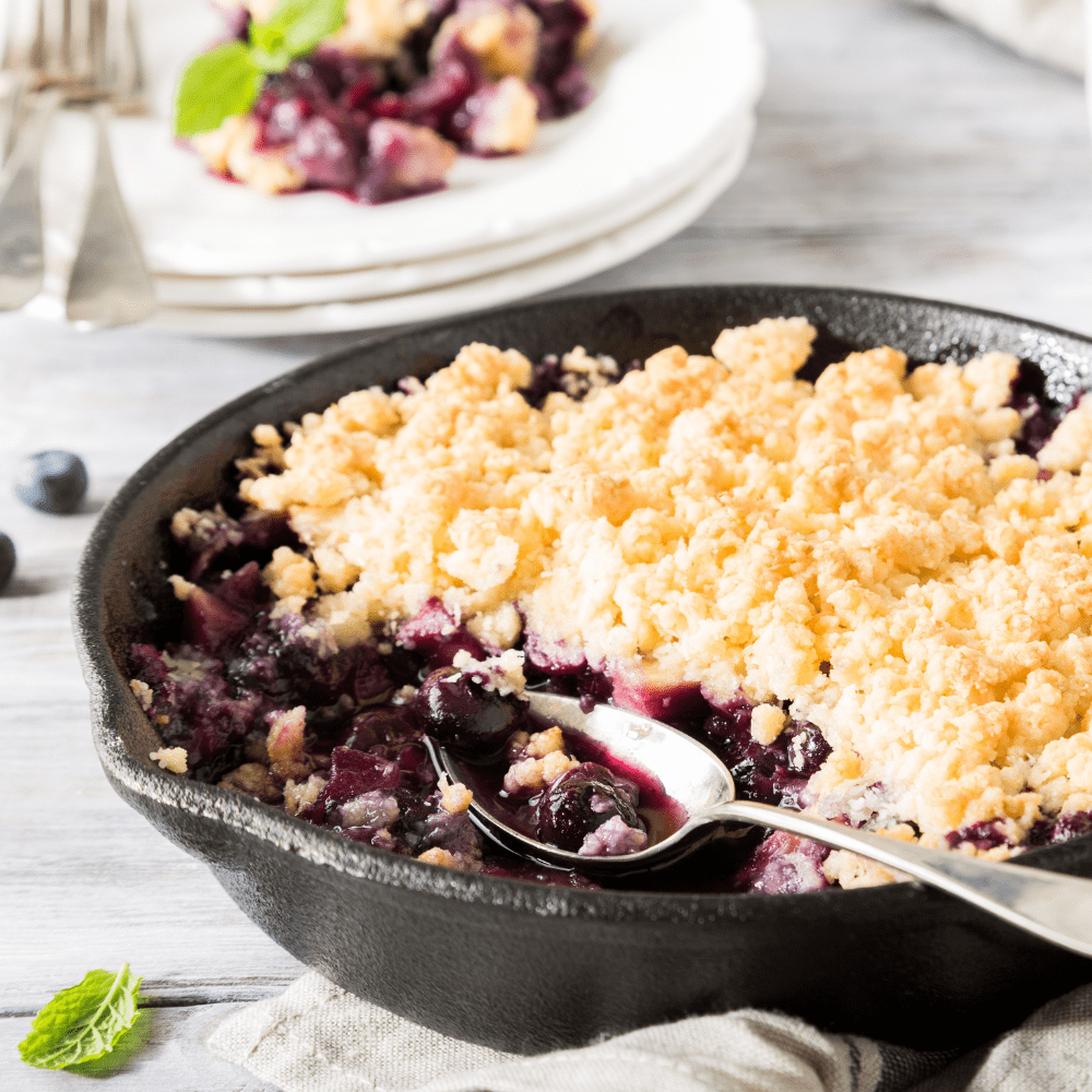 Looking for a guilt-free dessert? Try our healthy gluten-free blueberry crumble recipe. It's packed with flavor and nutrition.