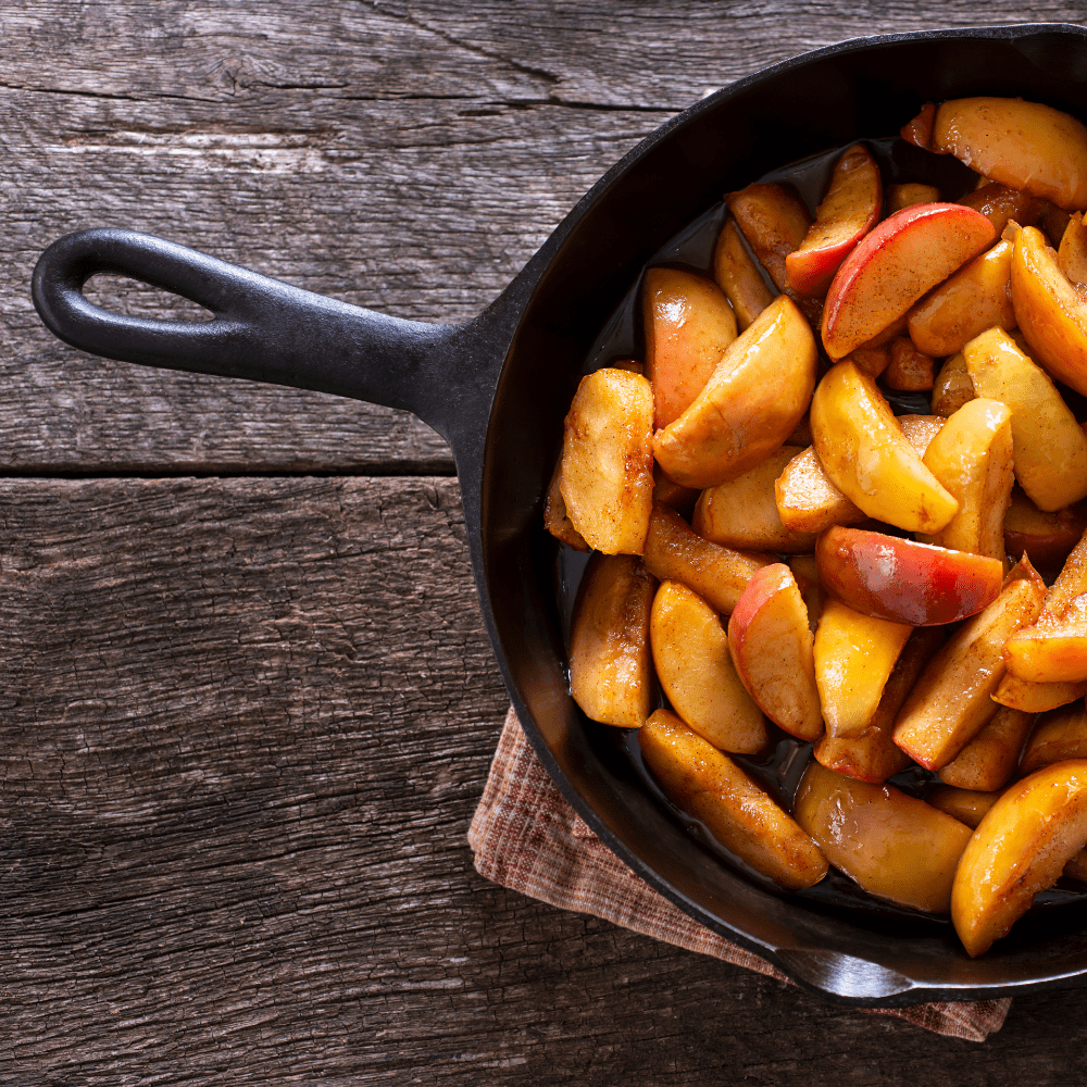 Indulge in the sweet and aromatic flavors of Cinnamon Skillet Apples, Sugar-Free. This easy recipe will make your evening.