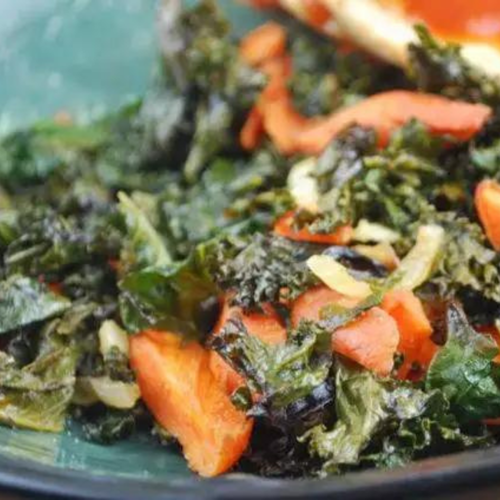 Discover a delicious roasted carrot and kale medley recipe that will delight your taste buds and nourish your body.