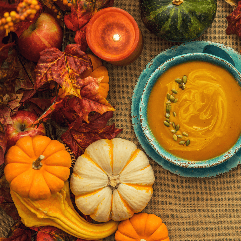 Eating healthy doesn't mean you have to sacrifice the foods you love. Follow us for the Heart Healthy Recipe for Spicy Southwestern Pumpkin Soup