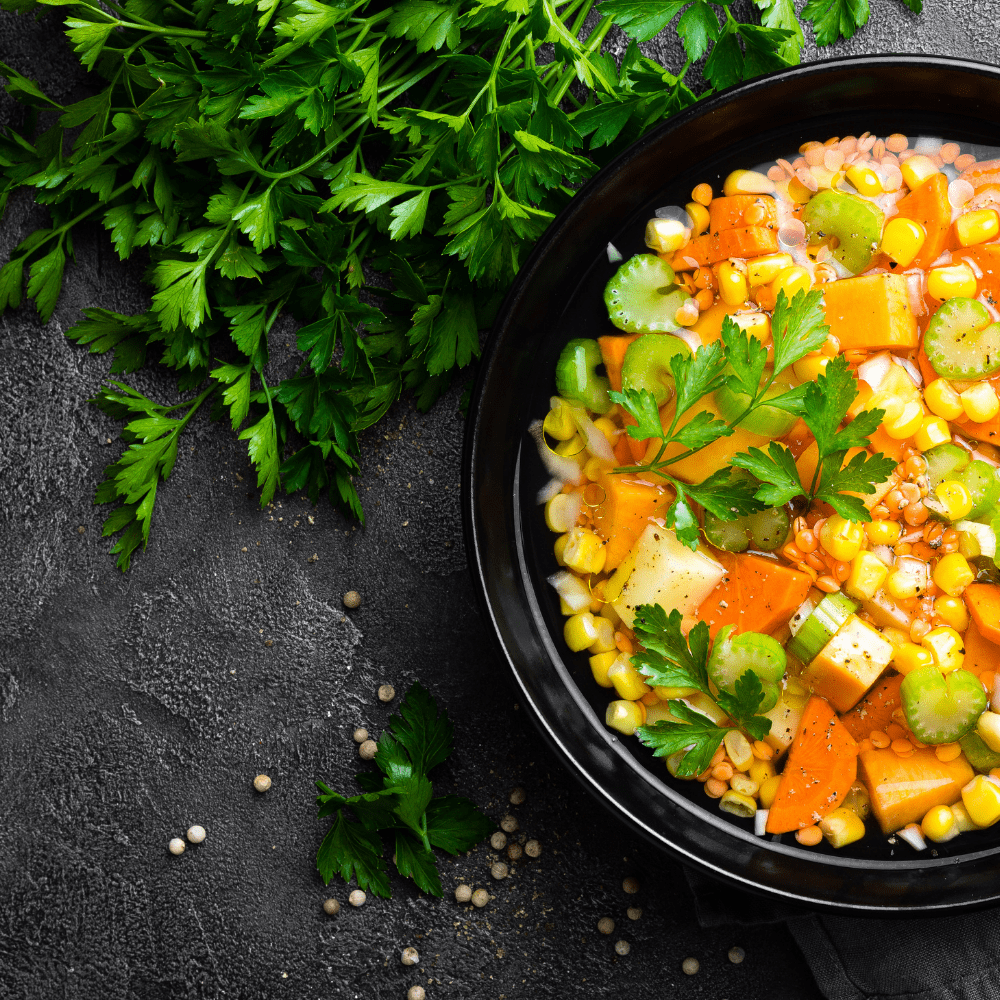 Eating healthy doesn't mean you have to sacrifice the foods you love. Follow us for the Heart Healthy Recipe for Vegan Summer Vegetable Soup with Wine and Herbs