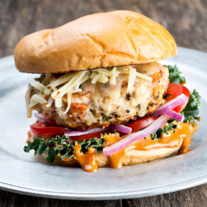 Thai Turkey Burgers with Slaw are delicious and healthy.