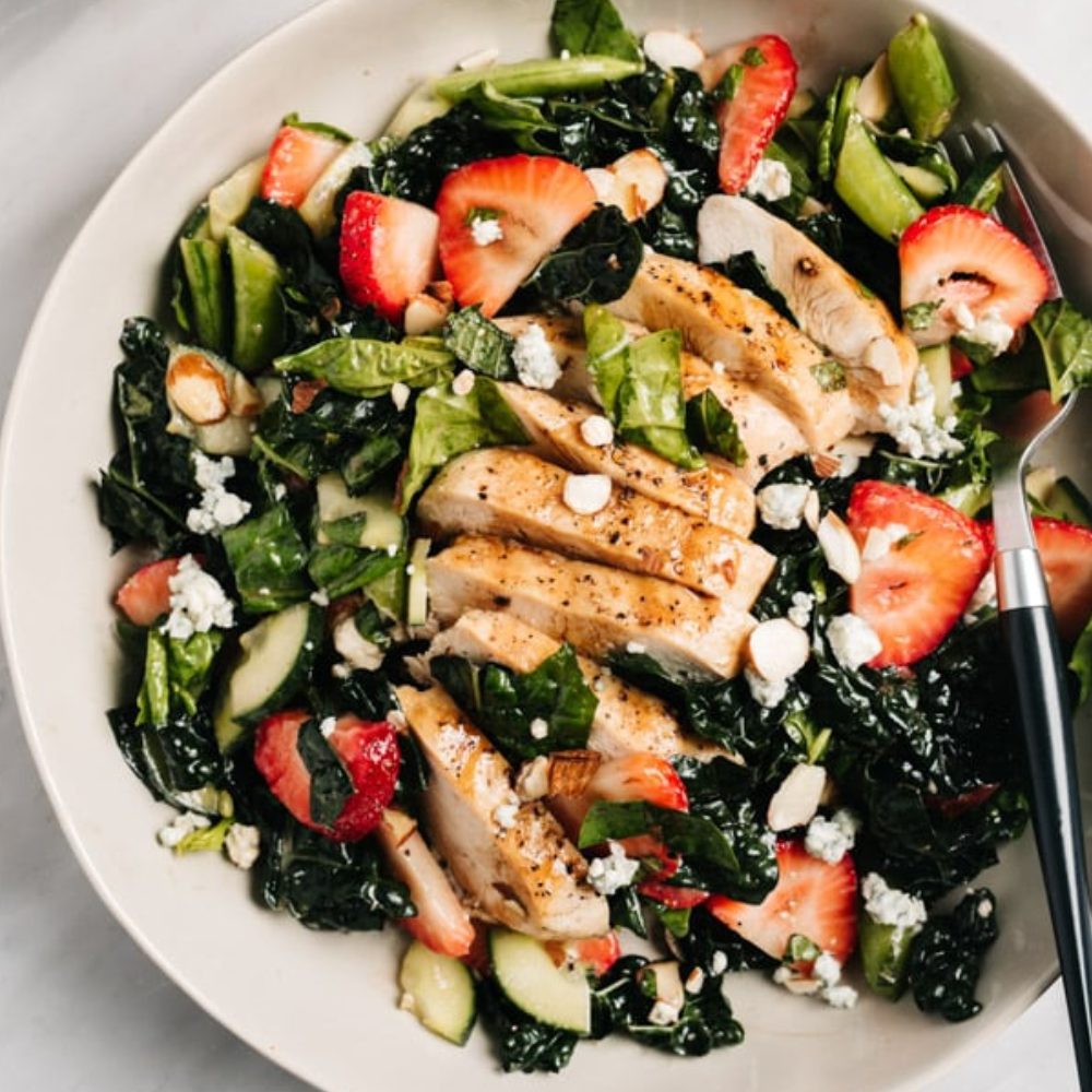 Strawberry Kale Salad